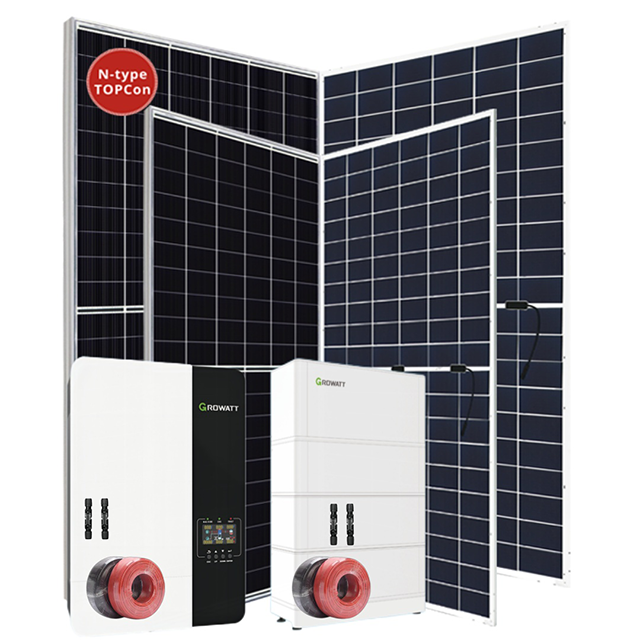 3KW-50KW Self-consumption Solar Photovoltaic System Rooftop Power Station with Energy Storage